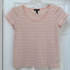 LAUREN Ralph Lauren striped tee sz L